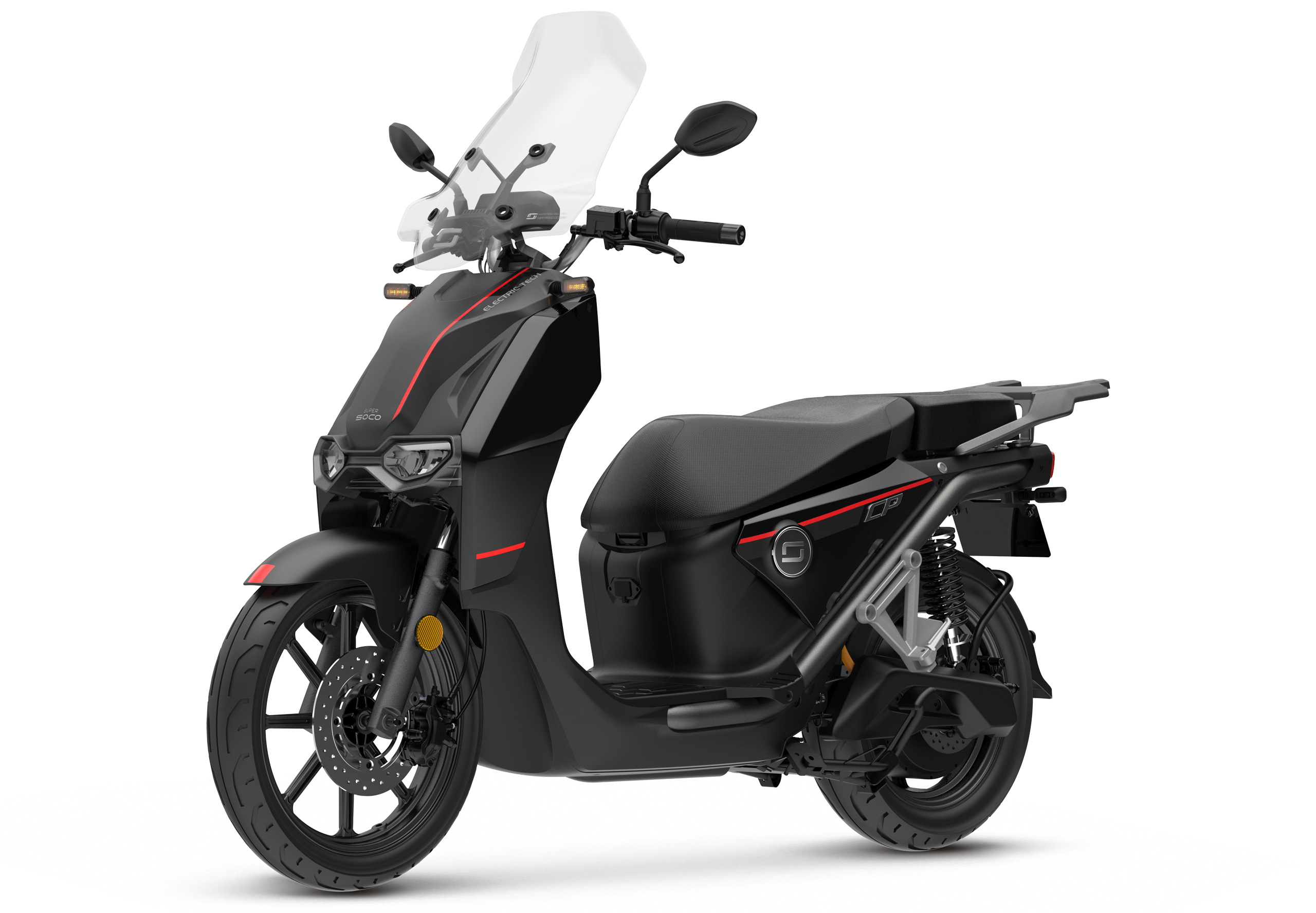 Scooter électrique 90km/h Super SOCO CPx noir 