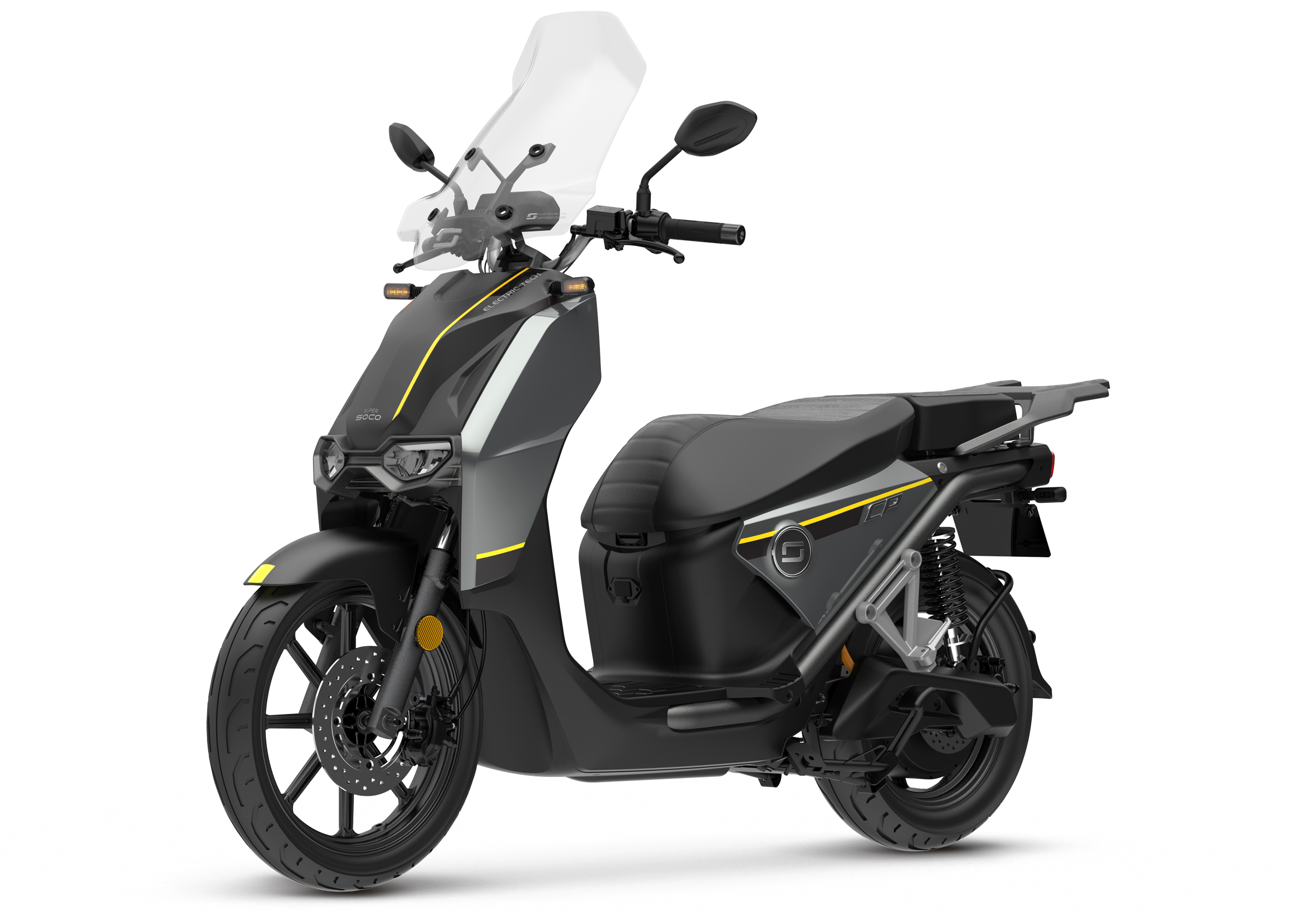 Scooter électrique 90km/h Super SOCO CPx gris