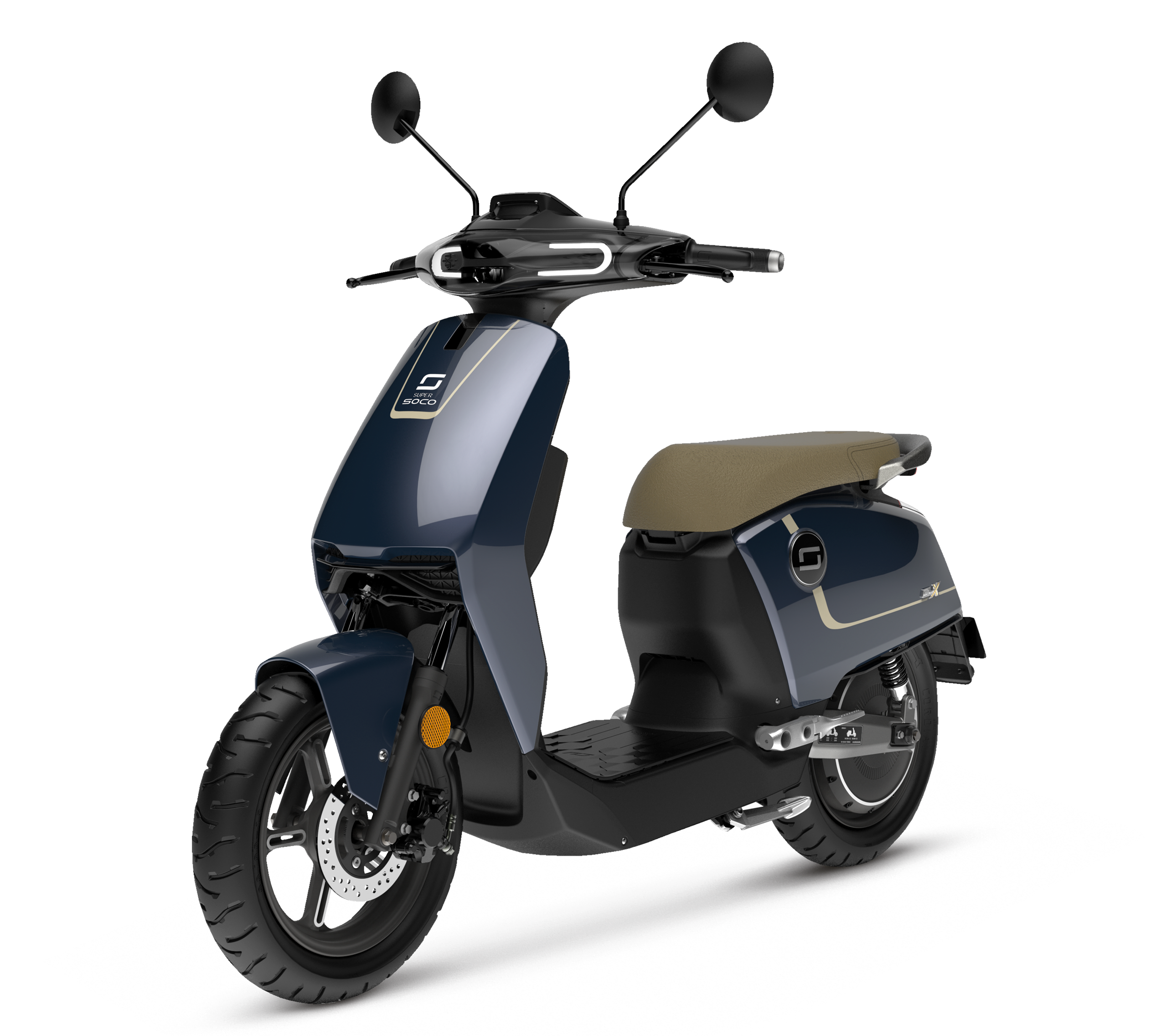 Scooter elettrico 45km/h Super SOCO Cux grigio